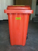Plastic waste container EDB-WB-IMindustrial wastefor urban wastewith lid