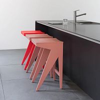 Contemporary bar stool SCHULZoakashred