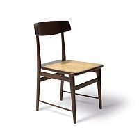 Contemporary chair LUCIOindoorsolid woodrattan