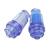 Straight infusion connector