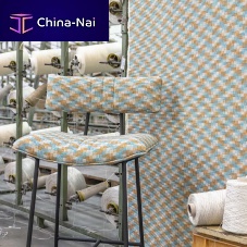 Upholstery fabric GRIFFA for curtaingeometric patterncotton