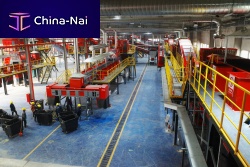MSW waste treatment plant mixeddomesticwith separators