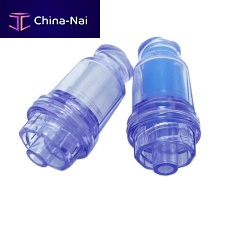 Straight infusion connector
