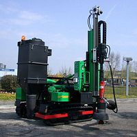 Crawler drilling rig down-the-holehydraulicpneumatic
