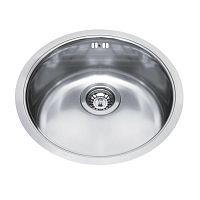 Single-bowl kitchen sink GLR43Xwithout drainboardstainless steelovermount