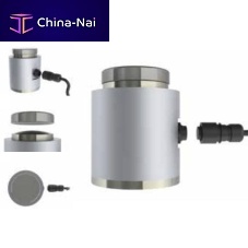 Compression load cell button typestrain gaugewireless