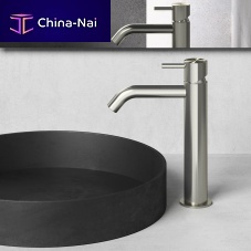 Bathroom sink mixer tap AR003Mdeck mountedsteelbathroom