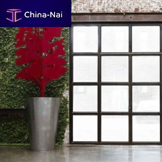 Stainless steel plant pot TAPERaluminumCOR-TEN® steelround