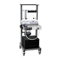 Small animal veterinary anesthesia workstation Moduflex Optimaxtrolley-mounted