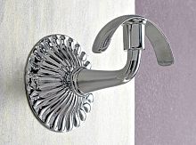 Traditional coat hook SA107CRchromed metalindividualbathroom