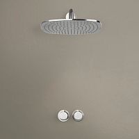 Wall-mounted shower set PB SET20THERMcontemporarythermostaticrain