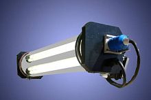 Fluorescent light source LT 2x80FCwhitewith reflector