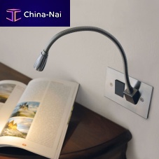 Contemporary wall light Tulipindoorstainless steelnickel