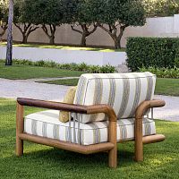 Upholstery fabric PNINSULAstripedpolypropylenefor outdoor use