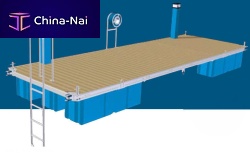 Floating dock mooringfor marinasstainless steel