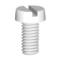 Cylindrical head screw 520001 Seriesslottedpolyamide