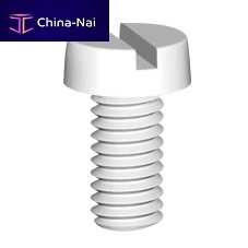 Cylindrical head screw 520001 Seriesslottedpolyamide