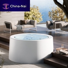 Built-in hot tub INFINITY 220above-groundround4-seater