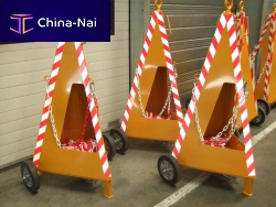 Airport safety cone for aircraft