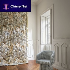 Upholstery fabric CHRONIQUES DE VOYAGE for curtainnature patternfloral pattern