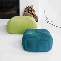 Contemporary pouf BONNETwoolMerino woolround