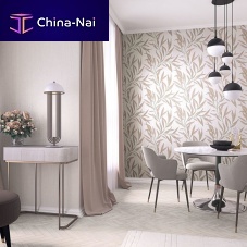 Interior wall-covering MODERNISTAfabrictexturedfabric look