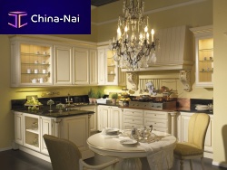 Traditional kitchen IMPERIAL woodenU-shapedwith handle