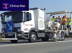 Truck-mounted paint striping machine H37 for paintfor cold plasticfor cold spray plastic
