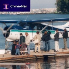 Floating dock Helipadsseaplane drive-onfor marinas