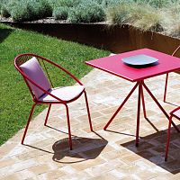 Contemporary chair ARIAoutdoorindooraluminum