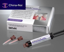 Dental restoration cement implantlink®resintemporary