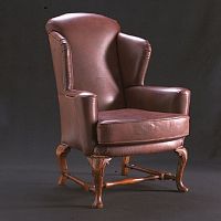 Classic armchair ART. 199leatherwingbergere
