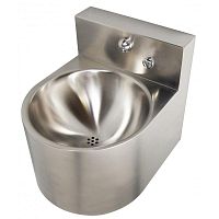 Integrated washbasin IN-STRstainless steelwith mixer tap3-hole