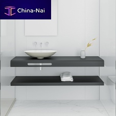 Solid Surface vanity top BASE CLOSwith towel rack