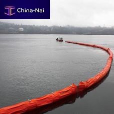 Pollution control boom ZOOOM floatingsheltered watersself-inflating