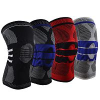 Knee sleeve WX-KS002with patellar padwith flexible stays