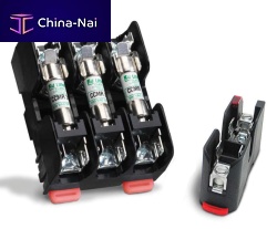 Cylindrical fuse holder L600C-DINR seriesDIN railClass CC