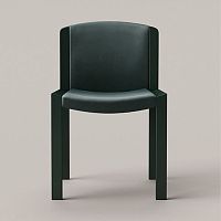 Contemporary chair CHAIR 300indoorleatherwooden base