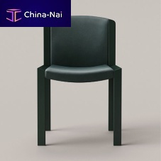 Contemporary chair CHAIR 300indoorleatherwooden base