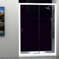 Sliding shower screen 202fixedstraightfor alcoves