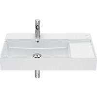 Wall-mounted washbasin INSPIRA porcelainrectangularcontemporary