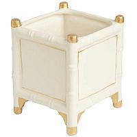Ceramic cachepot BAMBOO LARGE