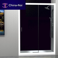 Sliding shower screen 202fixedstraightfor alcoves