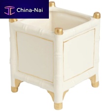 Ceramic cachepot BAMBOO LARGE