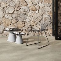 Contemporary garden chair OSTREAoutdoorfabricstainless steel base