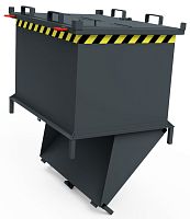 Bottom-opening intermodal container KB seriesmetalstoragetransport
