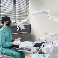Dental surgery microscope M320 Ddental examination microscopeon casters