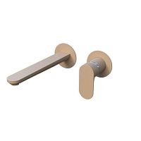 Washbasin mixer tap Harmonie : 158700wall-mountedbuilt-inbrass
