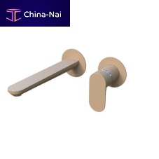 Washbasin mixer tap Harmonie : 158700wall-mountedbuilt-inbrass
