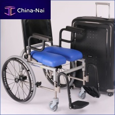 Manual wheelchair Compactshowerwith legrestfolding